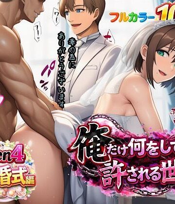 【ぴんぴん丸】俺だけ何をしても許される世界seen4結婚式編❤人妻・主婦