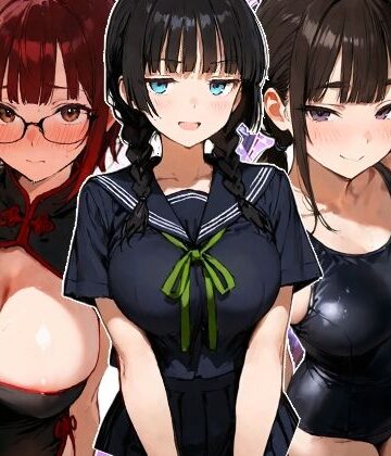 【寝取られ三四郎】陰キャ女子ばかりの図書委員会でエロ本を見ながらコスプレセックスした話❤制服