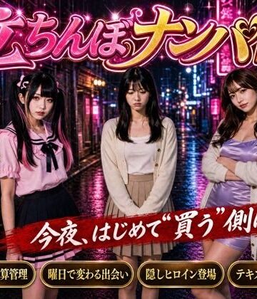 【流出保管庫】【フルボイス】立ちんぼナンパ師 〜路地裏に立つワケあり女子大生と生ハメ撮り交渉〜❤動画・アニメーション