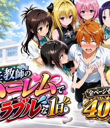 【アシタノトビラ】新任教師のハーレムでトラブルな一日❤学園もの
