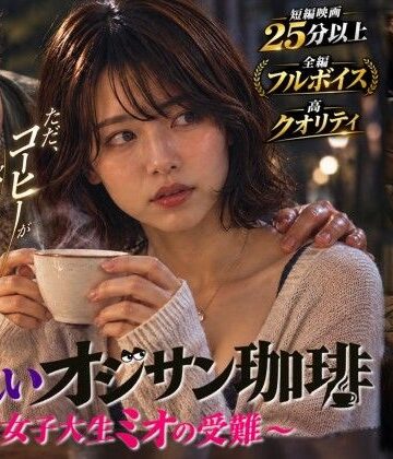 【残香フィルム】【短編映画】オジサンが珈琲で素人女子大生を堕とすまで 〜ミオ編〜（フルボイス）❤動画・アニメーション
