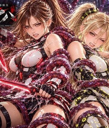 【LUXE FILMS】対怪異特殊部隊員アヤハ 〜敗北した戦闘員は、怪人組織の苗床にされる〜【全敗北シーン動画付き】❤拘束