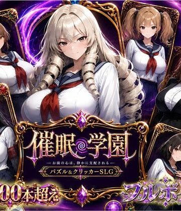 【巨乳の女子高生＠JK】【催○アプリで巨乳ヒロイン6人とやり放題】催○学園 今日からお前はメス奴○ 〜巨乳ヒロイン6人洗脳調教記録〜❤動画・アニメーション